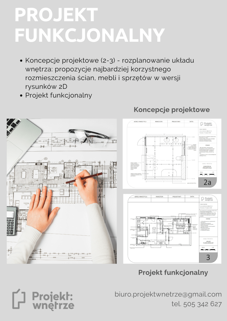Projekt wnetrze oferta ceny projekt funkcjonalny www.projektwnetrze.com.pl